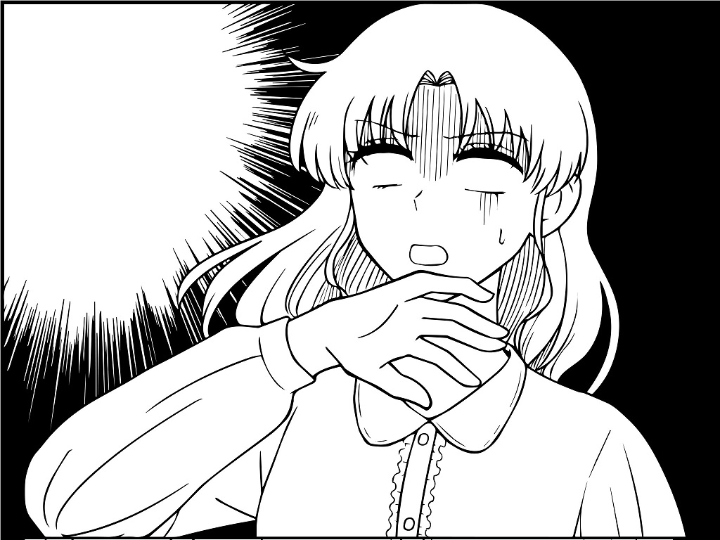 廃部にショックを受ける少女の画像